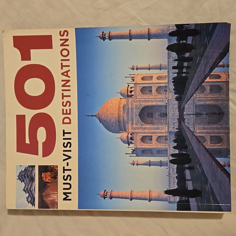 501 Must-Visit Destinations - 544 Pages - Paperback Book